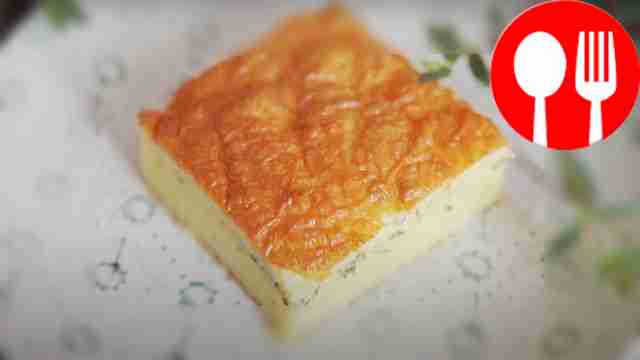 Творожный омлет в духовке