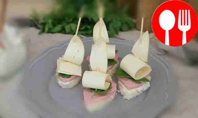 Canapes "Boats"