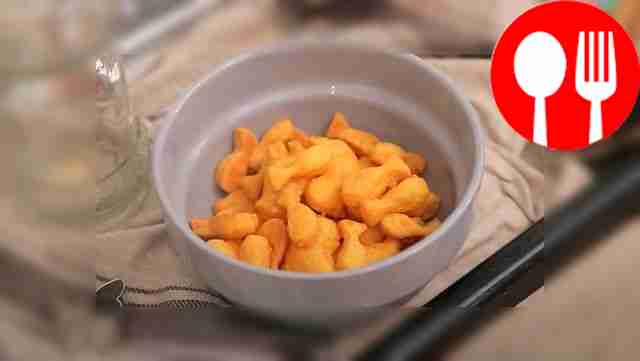 Homemade cheese crackers