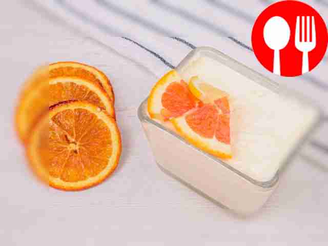 Панна-котта с апельсиновым соком