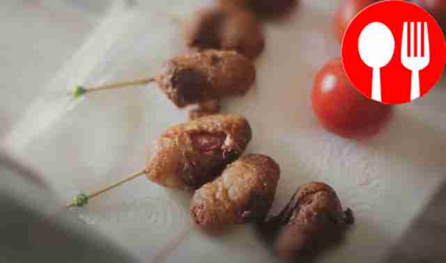 Corn dogs with kefir crust