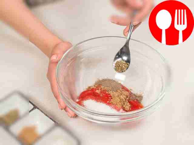 Prepare sauce for vegetables. Dissolve tomato...