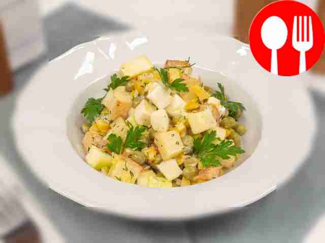 Pickled zucchini salad