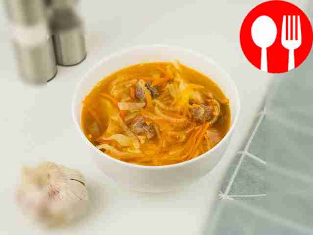 Щи из свежей и квашенной капусты