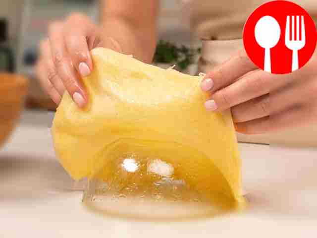 Prepare cheese baskets. Grate the cheese on a...