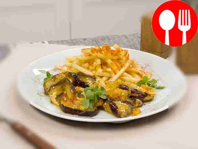 Закуска «Тещин язык» из баклажанов