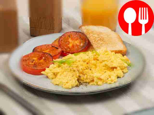 Простой скрэмбл на завтрак