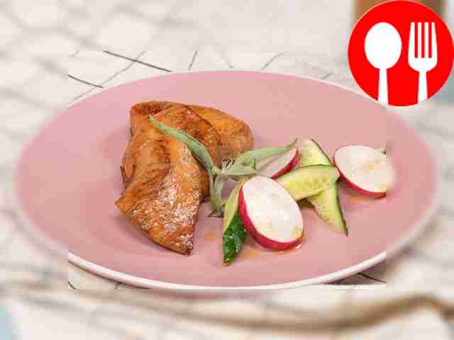 Медальоны из индейки