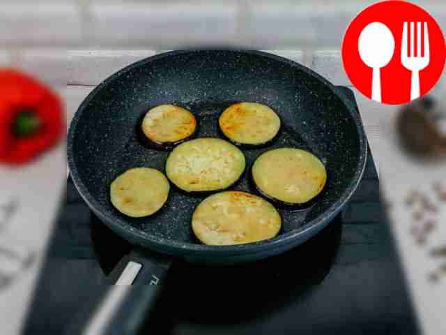 Heat a frying pan with vegetable oil. Fry the...