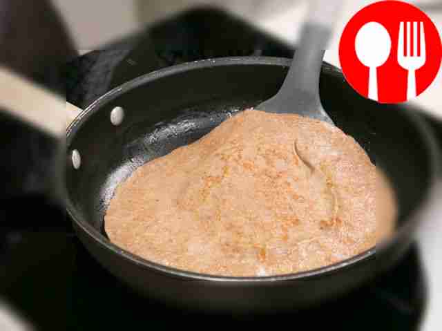 Fry the liver pancakes. Heat a frying pan with...