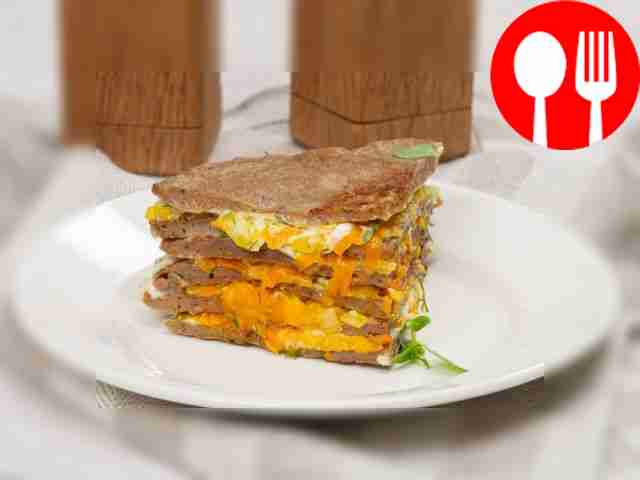 Fragrant liver cake with carrots