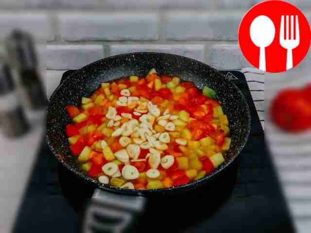 Add tomatoes, salt and pepper to taste and...