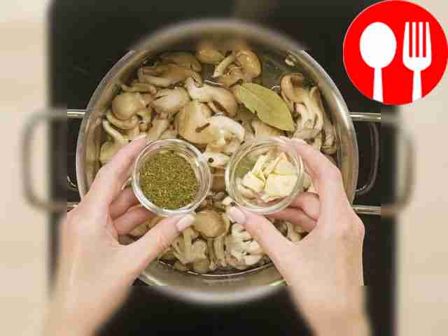 Pickle the oyster mushrooms. Place the...