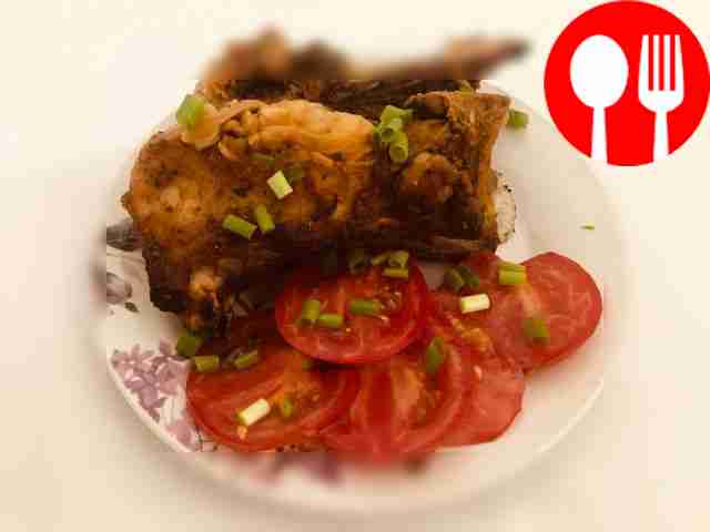 Traditional lamb in the oven