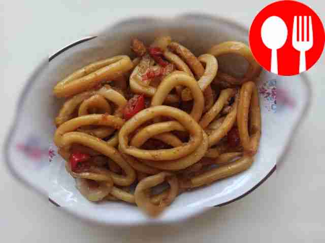 Нежный кальмар в сливочном масле