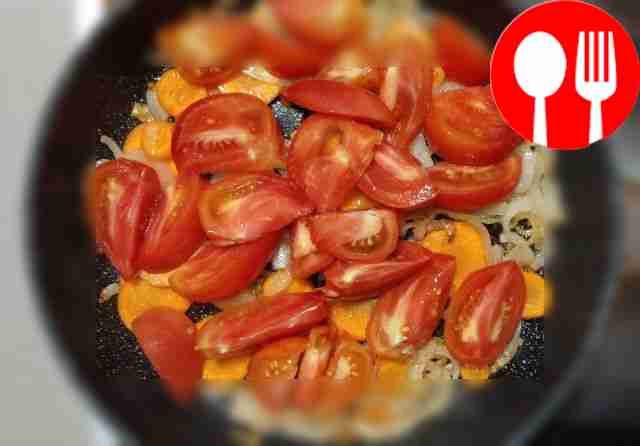 Cut the potatoes into large cubes and add to...