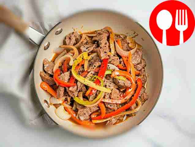 Classic beef in black pepper sauce