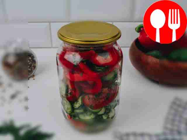 Маринованные огурцы с овощами на зиму