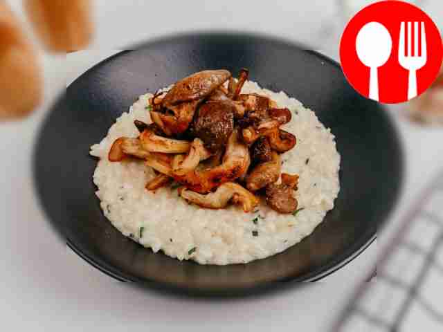 Risotto with mushrooms