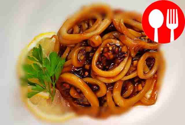 Пикантный кальмар с соусом «Терияки»