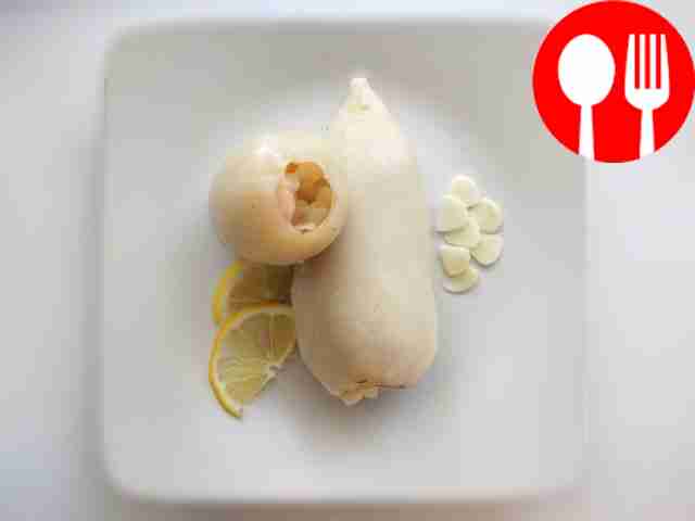 Праздничный кальмар в духовке