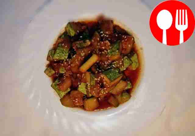 Острые кабачки на сковороде-вок