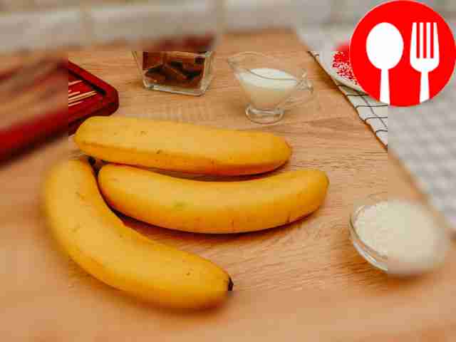Wash and peel the bananas.