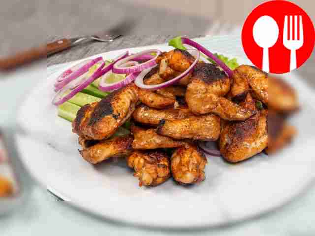 Marinated chicken wings