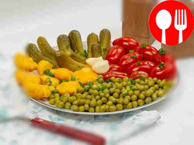 Маринованный зеленый горошек