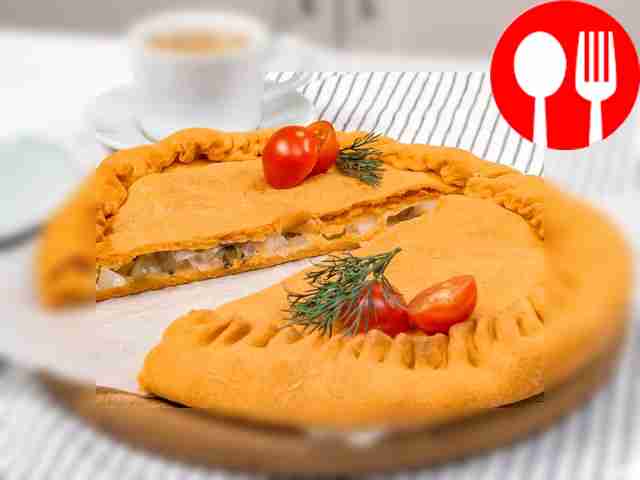 Бездрожжевой пирог с картошкой