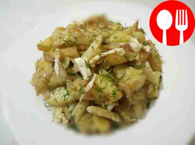 Juicy wok with potatoes