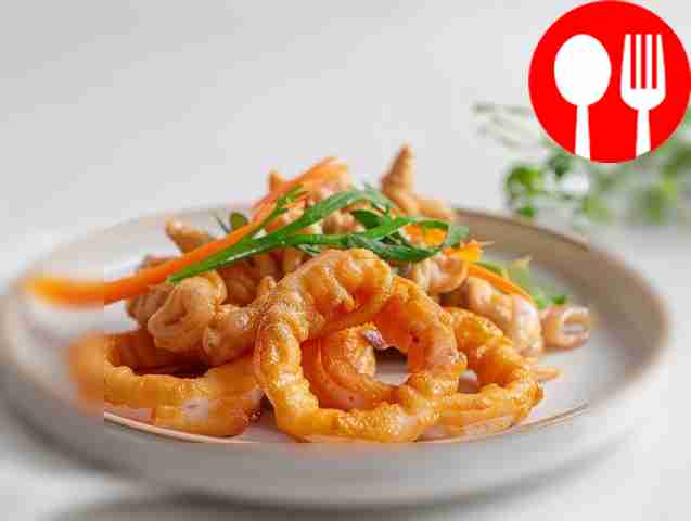 Classic squid rings in batter