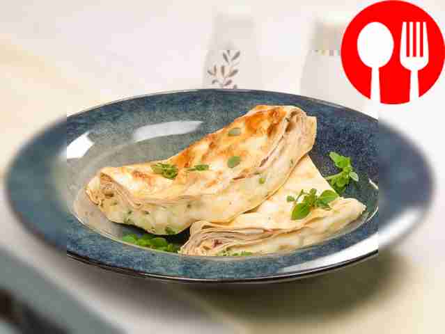 Lavash pie with potatoes