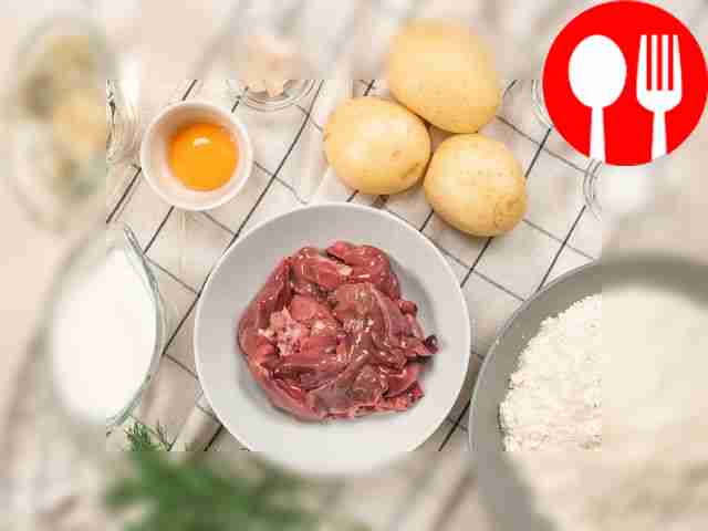 Prepare the ingredients for the liver and...