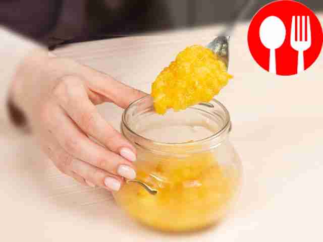 Add ginger. Cut the ginger root into pieces...