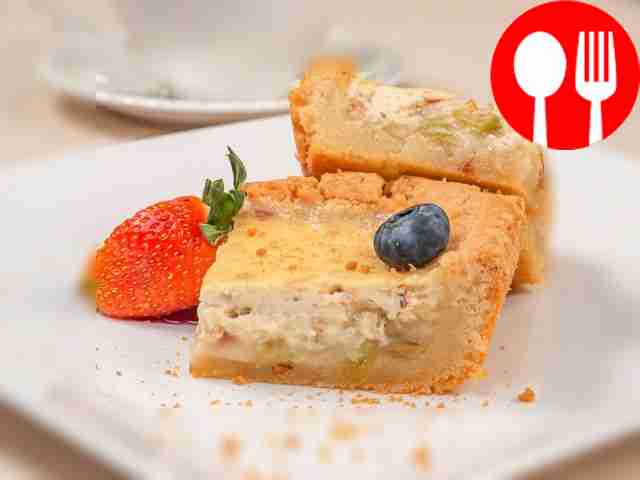 Пирог с ревенем