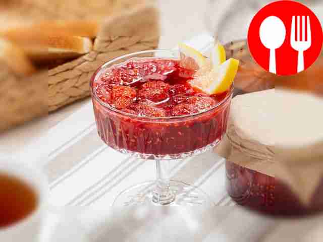 Raspberry-strawberry jam