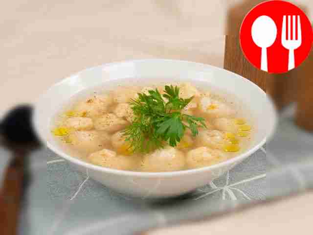 Flour soup dumplings