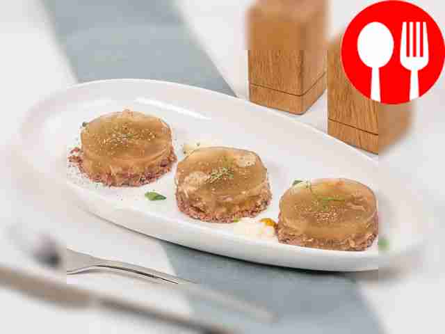 Homemade jellied meat