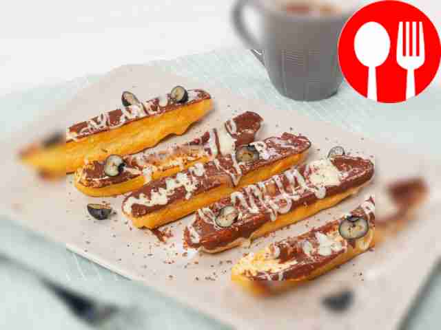 Домашние эклеры с масляным кремом