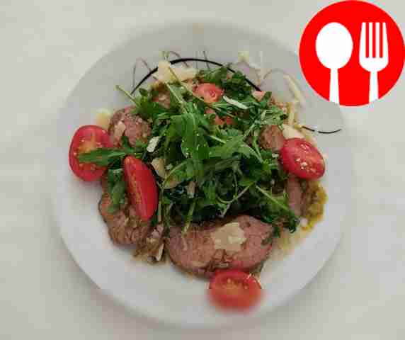 Original salad with roast beef