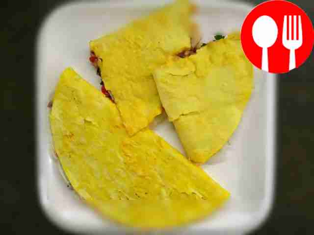 Juicy tortilla with cheese