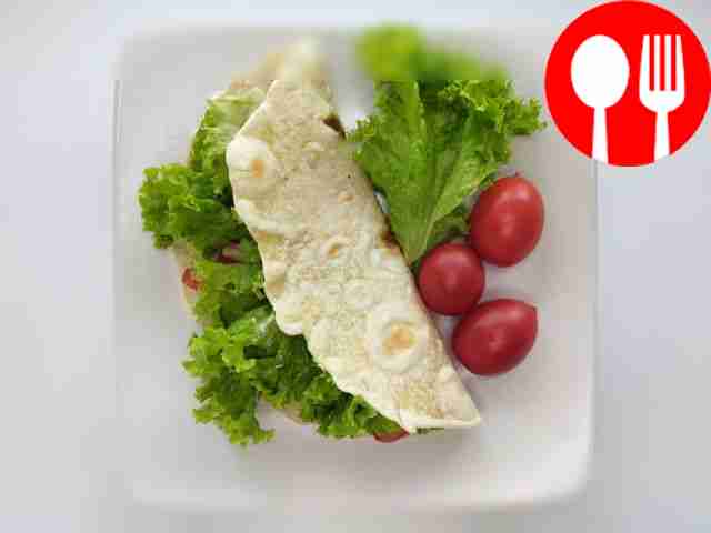 Пикантная тортилья с креветками