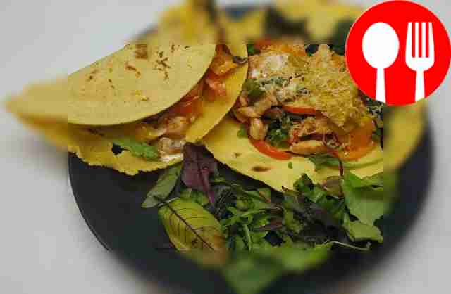 Juicy fajitas with chicken