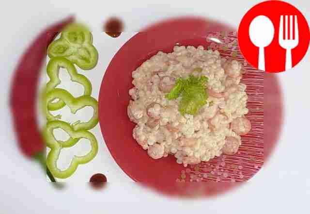 Serve the ptitim with bell peppers; if...