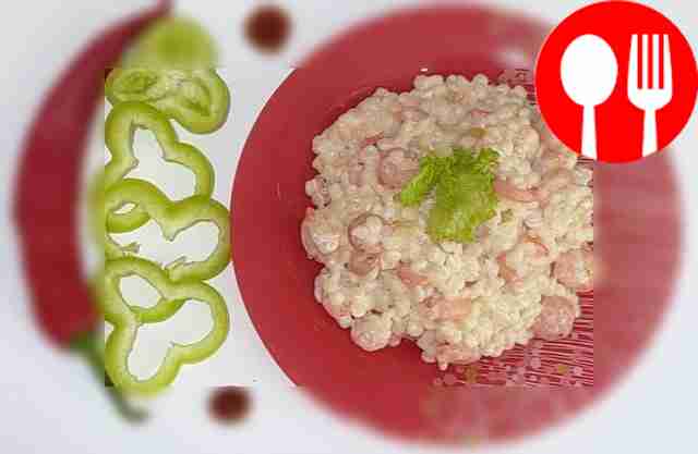 Healthy poultry with shrimp