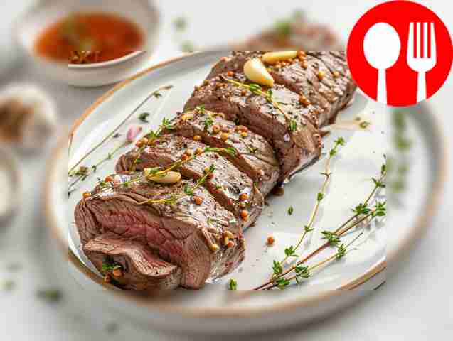 Запеченная говядина с ароматными травами
