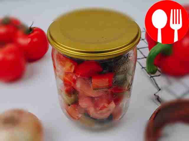 Лечо из баклажанов в банках