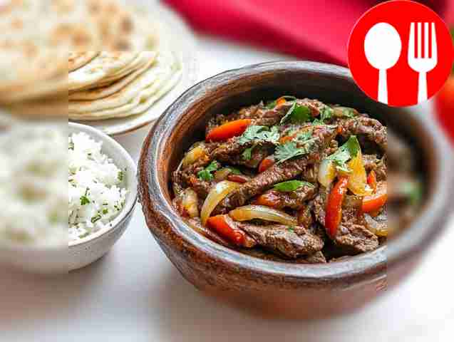 Mexican beef fajitas