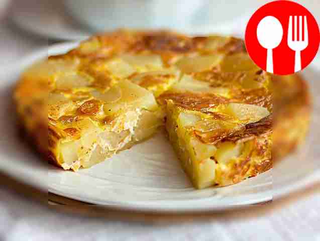 Hearty Spanish potato tortilla with cumin